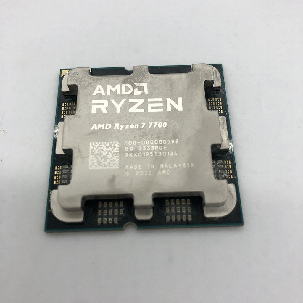 CPU AMD Ryzen7 7700　バルク 中古動作品 AM5 中古 AMD Ryzen 7 7700 (AM5/3.8GHz/40M/C8/T16/65W) 154483 （357587
