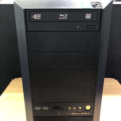 【甲府飯田店】中古  THIRDWAVE GALLERIA KT(Intel Core i7 8086K/16GB/SSD500GB/BD-RE/NVIDIA GeForce RTX 2070 SUPER 8GB/W11H64 MAR) 182535 