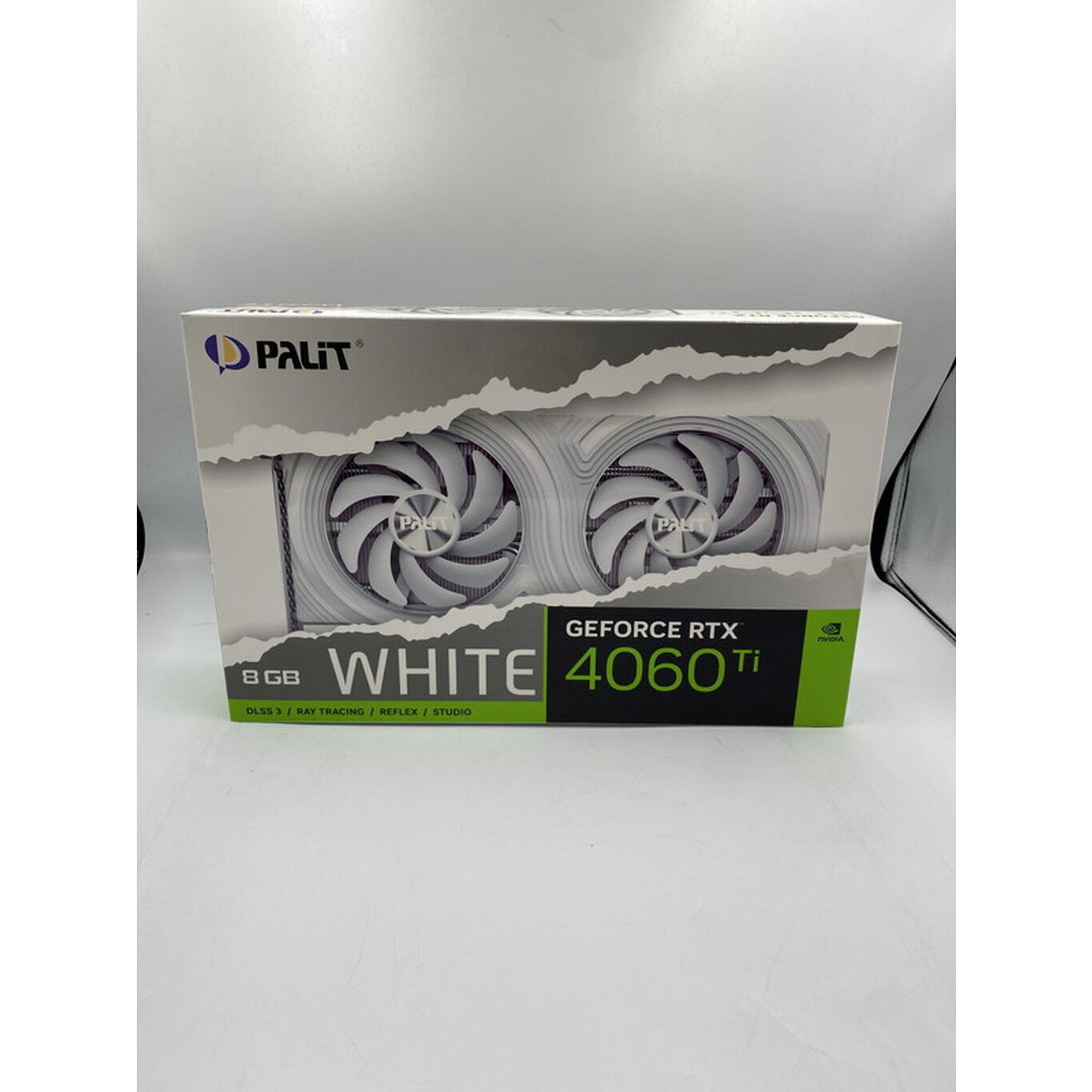 中古 Palit NE6406T019P1-1048L(RTX4060Ti WHITE 8G) 175561 （364777