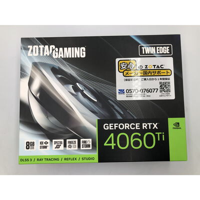 【水戸赤塚店】中古  ZOTAC ZT-D40610E-10M(RTX4060Ti 8G Twin Edge) 175557 