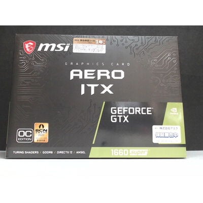 【前橋ｲﾝﾀｰｱｶﾏﾙ店】中古  MSI GeForce GTX 1660 SUPER AERO ITX OC 4540001869 