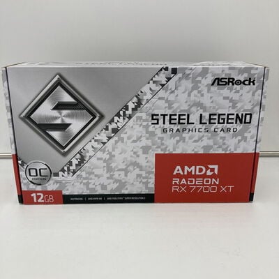 【福井日之出店】中古  ASRock RX7700XT SL 12GO RX7700XT Steel Legend OC (RX7700XT 12G) 162741 