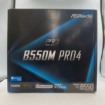 【新潟店】中古  ASRock B550M Pro4 (B550 AM4 mATX DDR4) 142938 