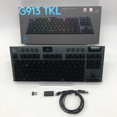 【郡山安積店】中古  Logicool G913 TKL LIGHTSPEED Wireless RGB Mechanical Gaming Keyboard-Linear G913-TKL-LNBK 5070000939 