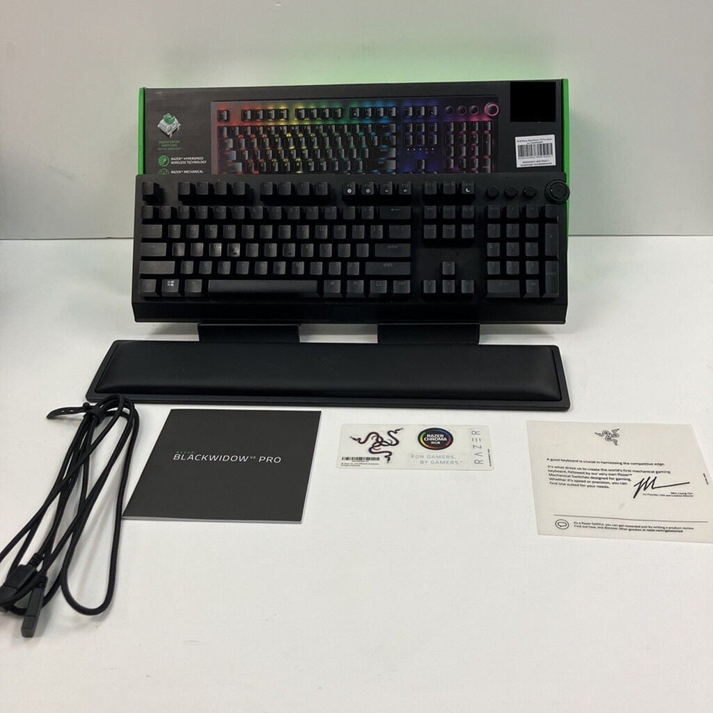 中古 Razer BlackWidow V3 Pro Green Switch RZ03-03530100-R3M1
