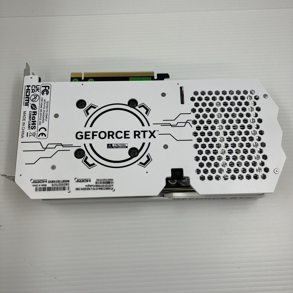 中古 玄人志向 GK-RTX4060-E8GB/WHITE/DF2 (RTX4060 8G) 175576