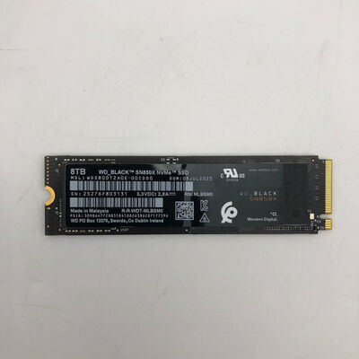 【大分店】中古  W.D. SN850X WDS800T2X0E (2280 NVMe Gen4 8TB TLC) 1460028008 