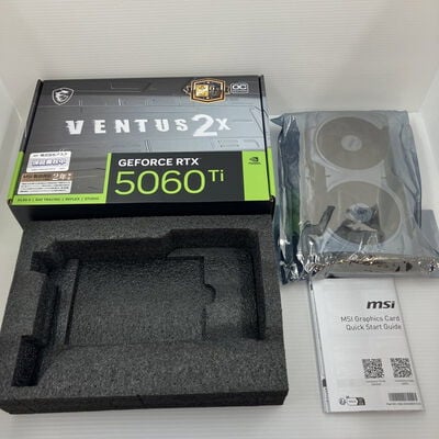 【秋葉原本店】中古  MSI GeForce RTX5060Ti 16G VENTUS 2X OC WHITE PLUS (RTX5060Ti 16GB) 188951 