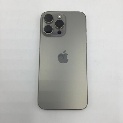 【白山FM松任店】中古  【国内版SIMフリー】Apple iPhone15 Pro Max 256GB ナチュラルチタニウム MU6R3J/A 161258 