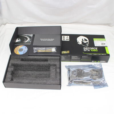 【通販センター】中古  玄人志向 GF-GTX1060-E6GB/GD5X（GTX1060 6GB） 3480034895 