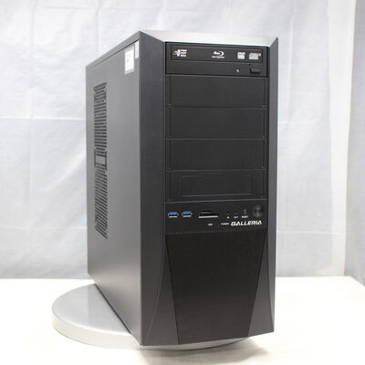 中古 THIRDWAVE GALLERIA KT(Intel Core i7 8700/16GB/SSD256GB/BD-RE 