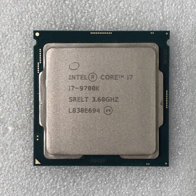 【甲府飯田店】中古  INTEL Core i7 9700K (1151/3.60GHz/12M/C8/T8) 138481 