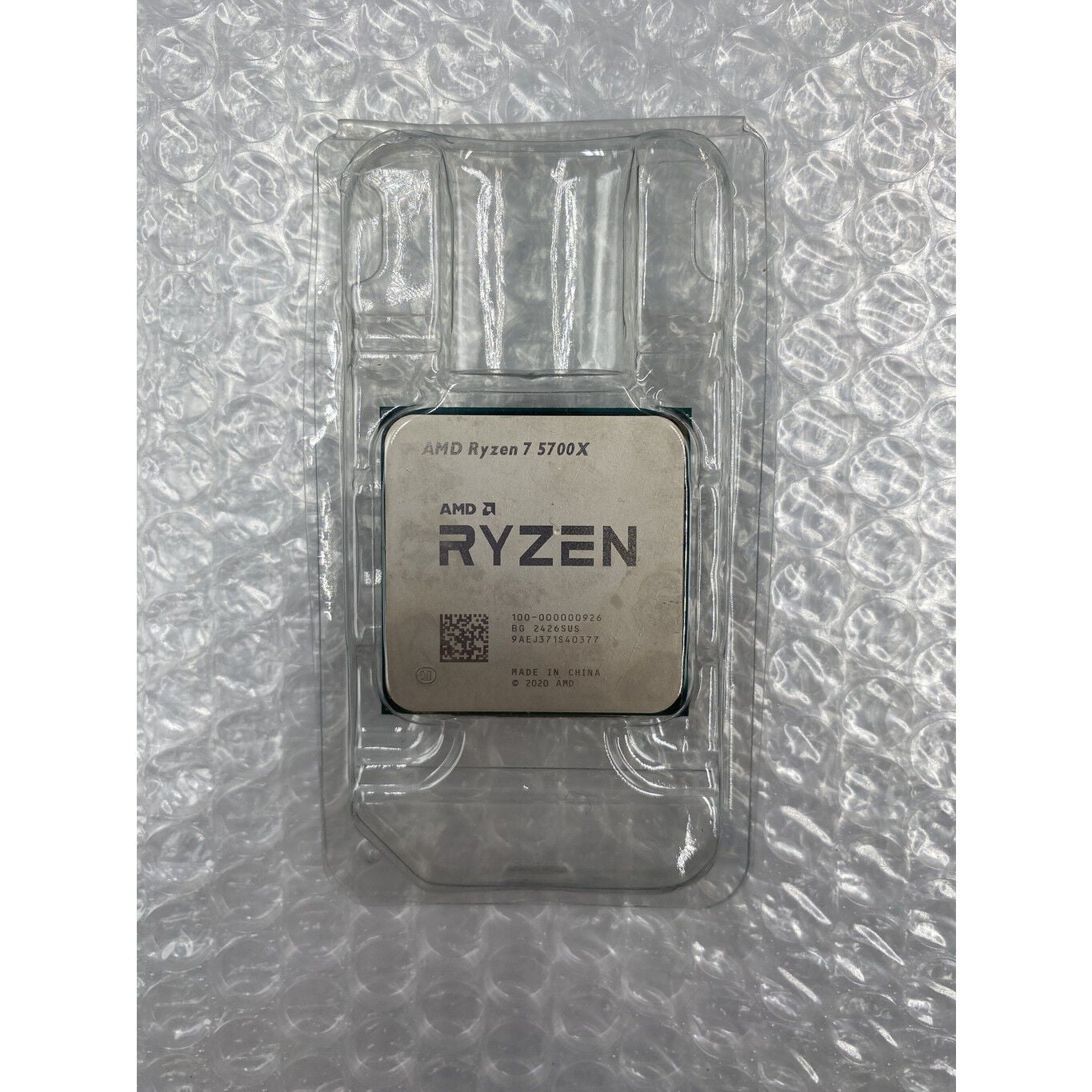 中古 AMD Ryzen 7 5700X (AM4/3.4GHz/36M/C8/T16/65W) 150182 （393104
