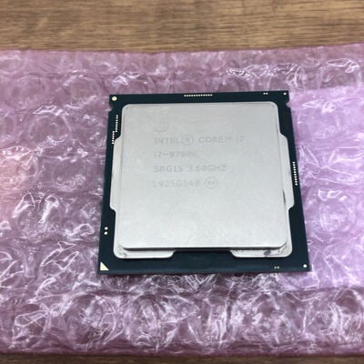 【宇都宮鶴田店】中古  INTEL Core i7 9700K (1151/3.60GHz/12M/C8/T8) 138481