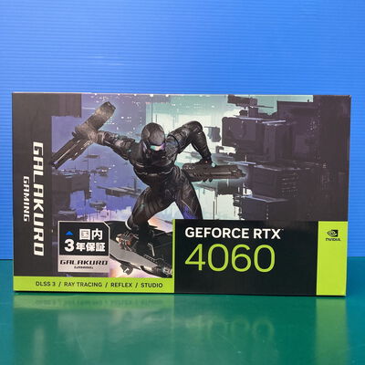 【神戸・三宮店】中古  玄人志向 GG-RTX4060-E8GB/SF (RTX4060 8G) 175575 