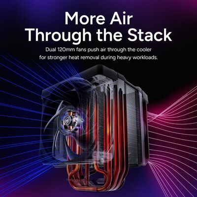 CoolerMaster  V8 ACE 3DHP Black AMD MAM-T6HA-225PK-RB 