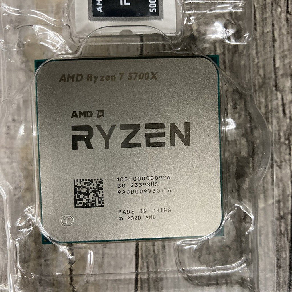 ラ*こ様 【新品未使用】AMD Ryzen 7 5700X AM4 動作確認済み 動作確認済 AMD Ryzen 7 5700X Socket AM4(CPUのみ) グリス付き