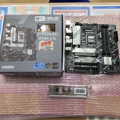 【宮崎恒久店】中古  ASUS PRIME B760M-A D4 (B760 1700 mATX DDR4) 5160000865 