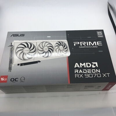 【宇都宮鶴田店】中古  ASUS PRIME-RX9070XT-O16G-WHITE (RX9070XT 16GB) 188989 