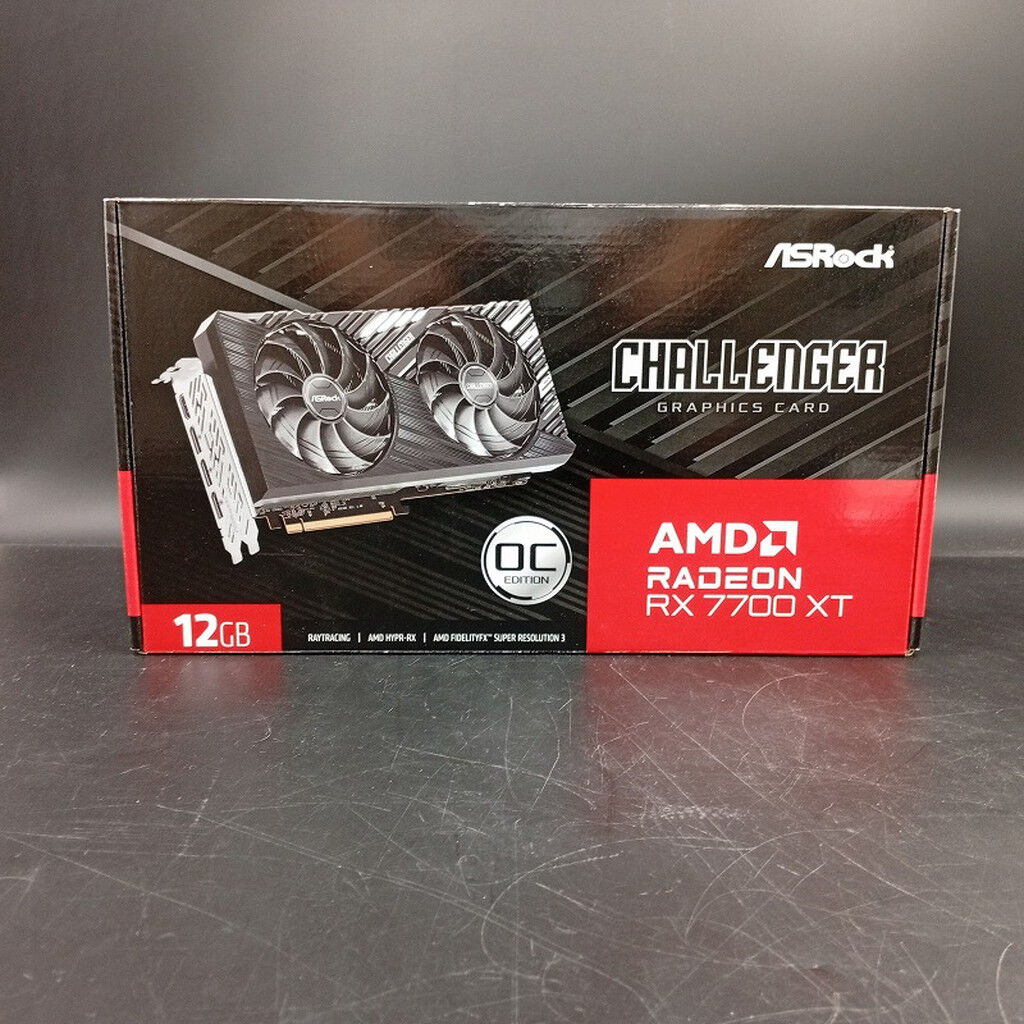 中古 ASRock Radeon RX 7700 XT Challenger 12GB OC（RX7700XT 12GB