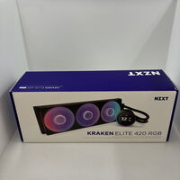 中古  NZXT RL-KR42E-B2(KRAKEN ELITE RGB 420 BK 水) 3410013914 