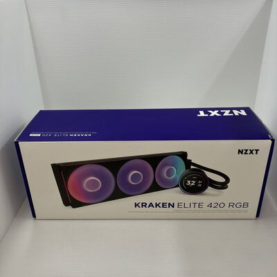 【秋葉原本店】中古  NZXT RL-KR42E-B2(KRAKEN ELITE RGB 420 BK 水) 3410013914 