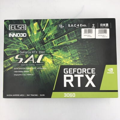 【福井日之出店】中古  ELSA RTX3060 12GB 5200000680 