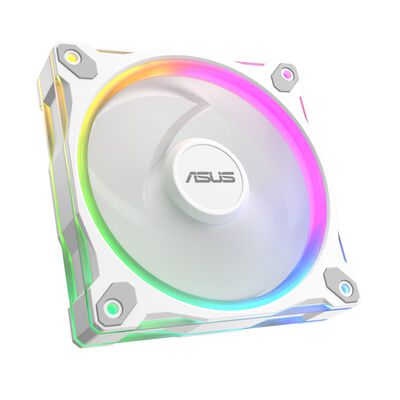 ASUS  MR120 REVERSE ARGB FAN WHITE (120mm ホワイト 1個パック) 