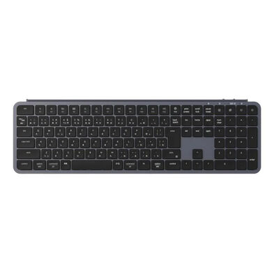 Keychron  B6 Pro 超薄型ワイヤレスキーボード（JIS版） B6P-K1-JIS (ワイヤレス スペースグレー) 