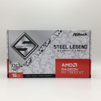 【浜松店】中古  ASRock RX7800XT SL 16GO(RX7800XT Steel Legend OC) 1300008140 