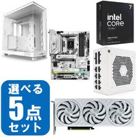 選べるPCパーツとPalit RTX 5070 グラフィックボード 5点を同時購入で3,300円（税込）値引き！ (ホワイト系)
