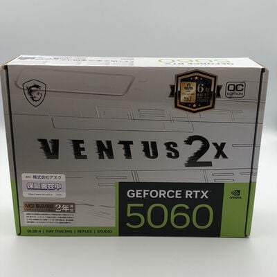 【甲府飯田店】中古  MSI GeForce RTX 5060 8G VENTUS 2X OC WHITE 188977 