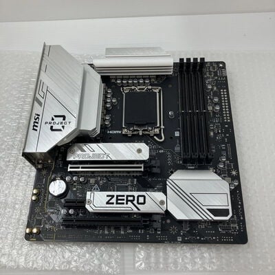 【秋葉原本店】中古  MSI B760M PROJECT ZERO (B760 mATX DDR5) 167315 