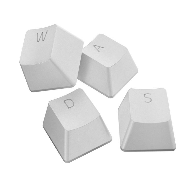Razer PBT Keycap + Coiled Cable Upgrade Set Mercury White