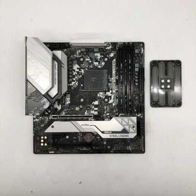 【郡山安積店】中古  【付属品欠品】 ASRock B550M Steel Legend (B550 AM4 mATX DDR4) 3480039880 