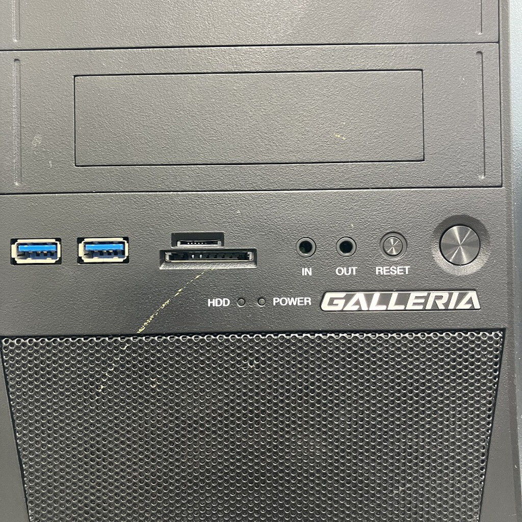 中古 THIRDWAVE GALLERIA XT (i7 8700/16GB/GTX1060/SSD500GB/HDD1TB