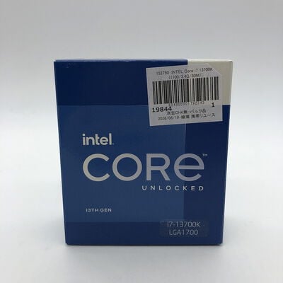 【宇都宮鶴田店】中古  INTEL Core i7 13700K (1700/3.4G/30M/C16/T24) 152750 