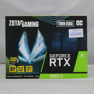 【通販センター】中古  ZOTAC GAMING GeForce RTX 3060 Ti Twin Edge OC LHR ZT-A30610H-10MLHR（RTX3060 Ti 8GB） 3480033969 