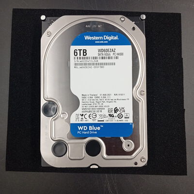 【大須店】中古  Western Digital WD60EZAZ-00SF3B0（3.5インチ HDD 6TB SATA） 3480034734 