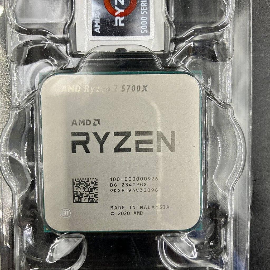 中古 AMD Ryzen 7 5700X (AM4/3.4GHz/36M/C8/T16/65W) 150182 （400299