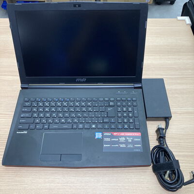【盛岡都南店】中古  MSI GP62(i7-6700HQ/8GB/SSD500GB/GTX950M/Win10H) 4580001002 