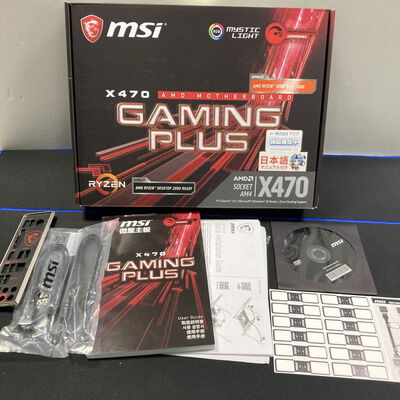 【大宮店】中古  MSI X470 GAMING PLUS (X470 AM4 ATX DDR4) 137106 