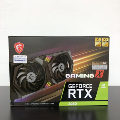 【長野稲里店】中古  MSI GeForce RTX 3060 GAMING X 12G (RTX3060 12GB) 144776 