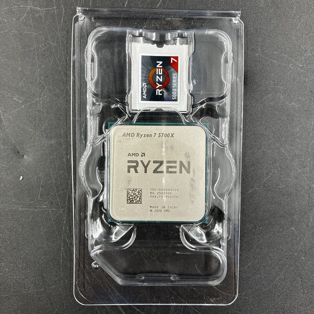 ［中古］AMD Ryzen 7 5700X CPU AMD Ryzen 7 5700X 3.4 GHz 8-Core AM4 Desktop CPU Processor