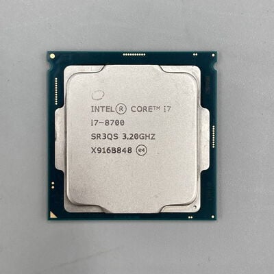 【熊本浜線店】中古  INTEL Core i7 8700 (1151/3.20GHz/12M/C6/T12) 136198 