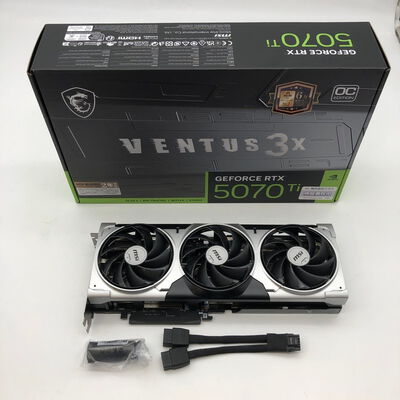 【大分店】中古  MSI GeForce RTX 5070 Ti 16G VENTUS 3X OC（RTX5070Ti 16GB） 3480039284 