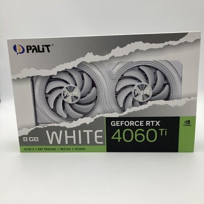 【神戸・三宮店】中古  Palit NE6406T019P1-1048L(RTX4060Ti WHITE 8G) 175561 