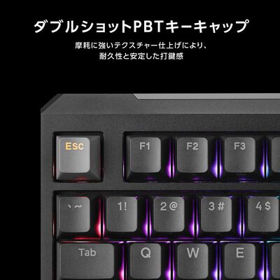 ASUS  TUF Gaming K4 Magnetic Black (R704 TUF K4 MAG/RD/US/PBT/BLK) 