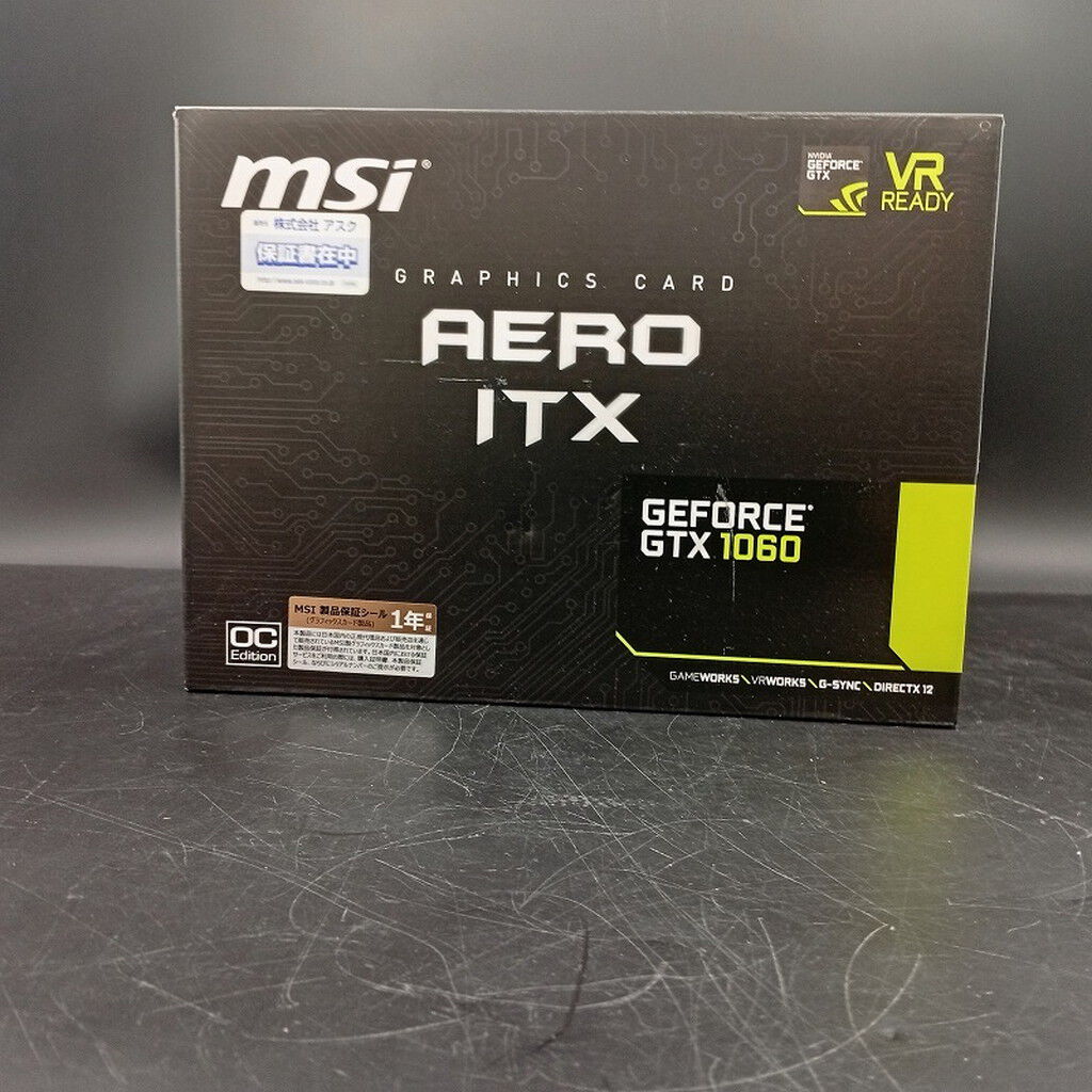 中古 MSI GEFORCE GTX 1060 AERO ITX 6G OC 3120023418 ｜ パソコン