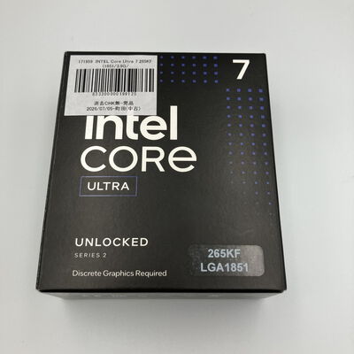 【町田店】中古  INTEL Core Ultra 7 265KF (1851/3.9G/30M/C20/T20) 
